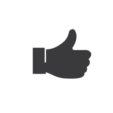 tumb iyi ürün simgesi vektör tasarım şablonu ağını yukarı kaldırır