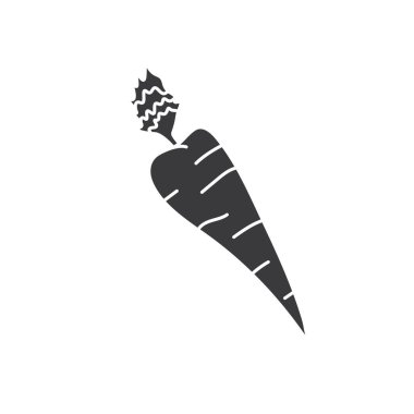 Havuç çizgisi simgesi vektör elementi şablon ağı tasarımı