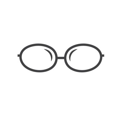 gözlük simgesi vektör element dizayn şablonu ağı