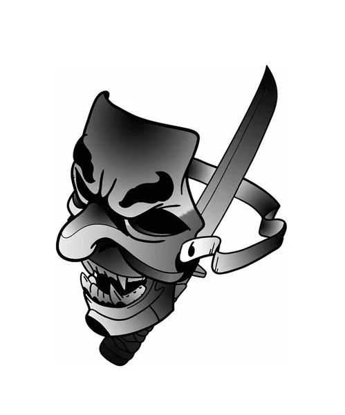 Bıçaklı dijital Japonya maskesi