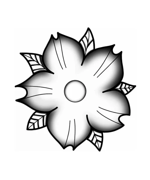 Vektör sanat illüstrasyonu Japon çiçeği Lotus