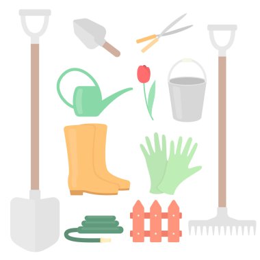 Bahçe için araçlar kümesi