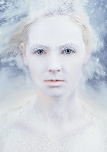 Girl winter portrait Stock Picture