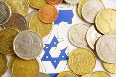 Bozuk para, finans ve muhasebe, bankacılık konsepti.