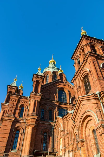 Helsinki Red Chruch. Uspenski Cathedral, Finland — Stock Photo, Image