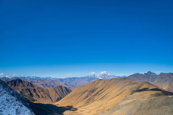 Horská Krajina Oblasti Juta Trekking Krajina Zasněženými Horami Slunečného Podzimního — Stock fotografie