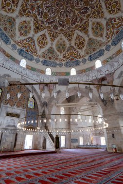 Edirne, Tueky - 09.05.2022: The Complex of Sultan Bayezid II, or The II. Bayezid Camii, Edirne, Türkiye. 1484 ve 1488 yılları arasında inşa edilmiş tarihi bir Osmanlı kompleksidir.