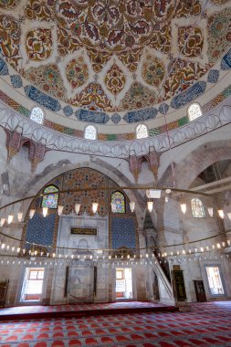 Edirne, Tueky - 09.05.2022: The Complex of Sultan Bayezid II, or The II. Bayezid Camii, Edirne, Türkiye. 1484 ve 1488 yılları arasında inşa edilmiş tarihi bir Osmanlı kompleksidir.