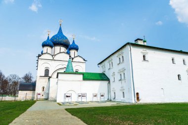 Suzdal 'ın Kremlin' indeki İsa 'nın Doğumu Katedrali, Rusya' nın Altın Halkası..