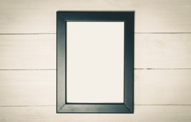 Fotoğraf çerçevesi ile beyaz kopya alanı. 