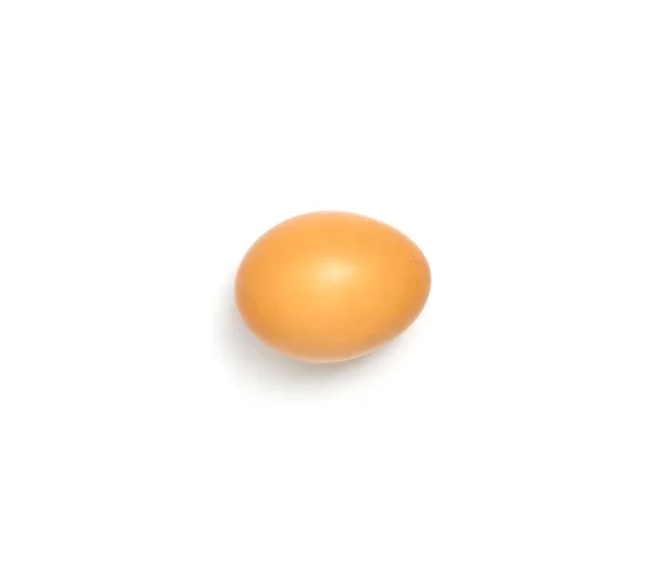 Яйце ізольоване на білому тлі . — стокове фото