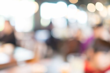 Restoran Bokeh için arka plan bulanıklık