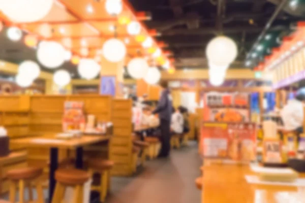 背景にぼやけている日本の居酒屋レストラン — ストック写真