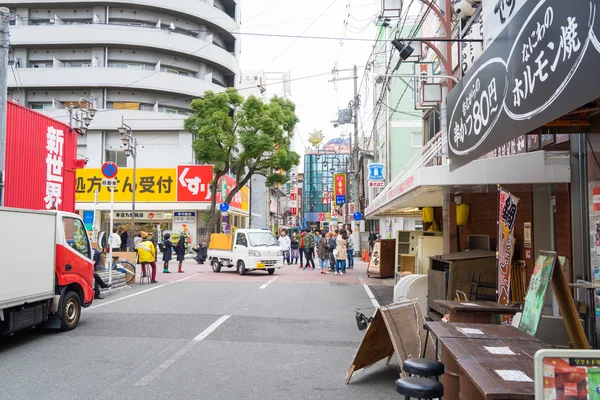 Shinseikai Street in Osaka Tennoji area. — Stock Photo, Image