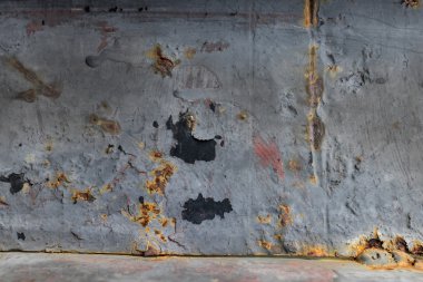 Yıpranmış rustik metal endüstriyel döşeme