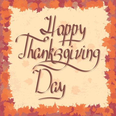 Şükran günün kutlu olsun