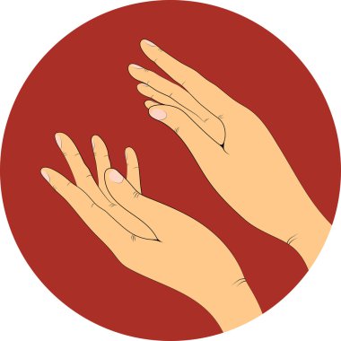 personel, vektör çizim. Alkış