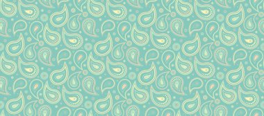 Moda sezonunun yerel daveti. Resim dekorasyonlu egzotik çizimler. Görüntü sonsuzluğa kadar pürüzsüz. Paisley kadınsı ve sonsuz Asyalı.