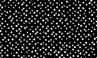 Soyut siyah-beyaz benekli desen. Geçmişler, dokular ve tasarım projeleri için mükemmel. Çok yönlü, şık ve görsel olarak çekici..