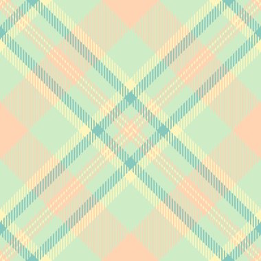 Yumuşak pastel ekose desenli. Özgeçmiş, giyim, dijital projeler ve ev dekorasyonu için çok yönlü, kusursuz tekstil tasarımı ideal. Sakin, ilkbahar gibi ve nazik..