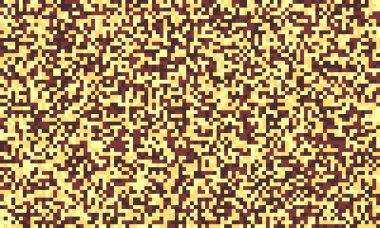 Soyut piksel sanat arkaplanı. Sıcak altın ve kahverengi tonlar desenli, mozaik bir etki yaratır. Web sitesi geçmişi, dijital sanat ve modern tasarım projeleri için ideal.