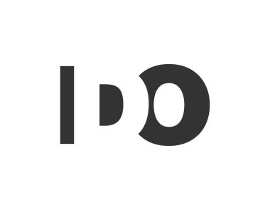 IDO logo tasarımı. Teknik girişimler, danışmanlık, kurumsal markalaşma için ilk harf. Yaratıcı şirket adı, manşet başlıkları tipografi kimliği, moda logoti tipi. Vektör illüstrasyonu.