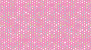 Eğlenceli benekli, sevimli, pembe bir arka plan. Markalaşma, web siteleri, ambalajlama ya da neşeli, kadınsı bir dokunuşa ihtiyaç duyan her proje için mükemmel..