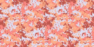 Soyut mercan ve terracotta kamuflaj deseni. Moda, tekstil ya da askeri eserler için mükemmel. Dijital baskı, kusursuz tekrarla.