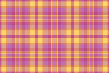 Detaylı, ekose desenli. Sıcak sarı ve morumsu renkler yumuşak, rahat bir doku yaratır. Geçmişler, tekstil, moda ve tasarım projeleri için harika.