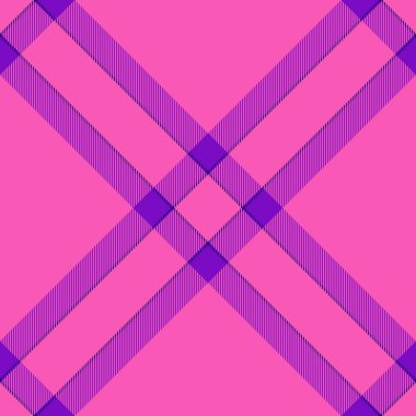 Pembe ve mor renkli canlı ekose desenli. Geçmişler, tekstil, moda ve grafik tasarım projeleri için ideal. Klasik, modern kıvrımlı, çok yönlü bir doku..