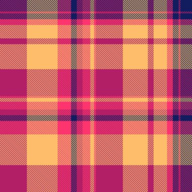 Renkli ekose desenli tasarım. Canlı renklere sahip klasik bir tekstil, arka plan, moda veya tatil temalı projeler ve göz alıcı tasarımlar için harika..