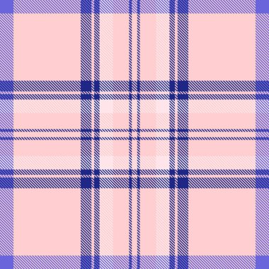 Klasik ekose desenli pembe ve mavi. Moda, tekstil tasarımı ya da arka plan için kullanılır. Zarif İskoç dokusu. Kusursuz ve çok yönlü grafik kaynağı.
