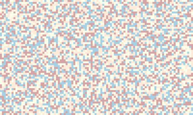 Soyut pastel pikselli doku. Pembe, mavi ve kremanın ince bir karışımı web siteleri, sosyal medya veya baskı için ideal sakinleştirici ve çok yönlü bir arkaplan yaratır..