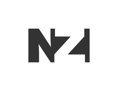 NZI logo tasarımı. İlk harf N Z I kalın yazı tipi teknoloji girişimleri, danışmanlık, kurumsal markalaşma. Yaratıcı şirket adı, manşet başlıkları tipografi kimliği, moda logoti tipi. Vektör illüstrasyonu.