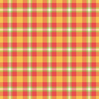 Sıcak renklerde neşeli ekose desenler. Arka planlar, tekstil ve şenlik tasarımları için harika. Çeşitli yaratıcı projeler için çok yönlü ve zamansız.