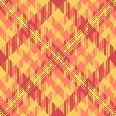 Sıcak, davetkar ekose desenli sarı, turuncu ve kırmızı tonlarda. Tekstil, arka plan veya tasarımlara samimi, sonbahar dokunuşu eklemek için idealdir..