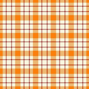 Kesişen çizgilerle sıcak ekose desen. Samimi ve çok yönlü, arka planlar, tekstil ve sonbahar tasarımları için harika. Klasik, zamansız bir seçim.