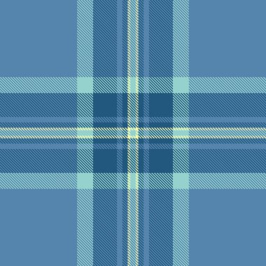 Mavi renkli klasik tartan deseni. Çok yönlü bir tasarım, tekstil, arka plan veya zamansız, dokuma dokusuna ihtiyaç duyan yaratıcı projeler için idealdir..