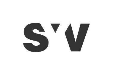 SYV logo tasarımı. İlk harf S Y V kalın yazı tipi teknoloji girişimleri, danışmanlık, kurumsal markalaşma. Yaratıcı şirket adı, manşet başlıkları tipografi kimliği, moda logoti tipi. Vektör illüstrasyonu.