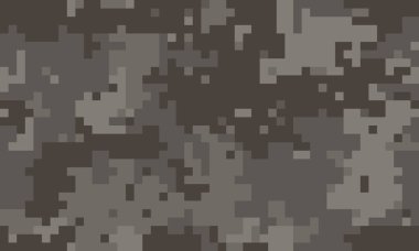 Soyut gri pullu pikselli kamuflaj deseni. Modern, taktiksel ya da kentsel hislere ihtiyaç duyan arka plan, tekstil ya da dijital sanat projeleri için ideal.
