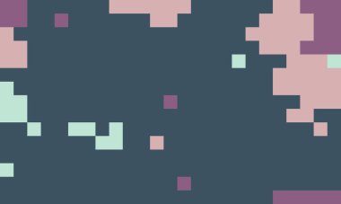 Soyut piksel sanat arkaplanı. Yumuşak pastel renkler rüya gibi, nostaljik bir his yaratır, web siteleri, sosyal medya veya sunumlar için mükemmeldir..