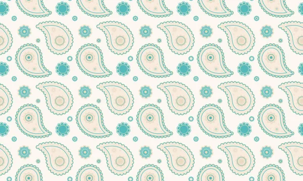 Egzotik boteh desenli desenli geleneksel. Hint klasiğinde yatay kınlık. Sonsuzluğu süslemek, romantik görüntü. Dekoratif canlılık ile özgün.