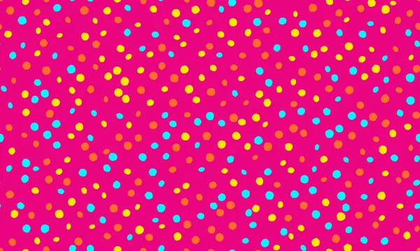 Parlak pembe, sarı, turuncu ve mavi renkli, dağınık, elle çizilmiş konfeti desenleri. Şenlikli arka planlar, eğlenceli tasarımlar ya da herhangi bir projeye renk katmak için mükemmel..