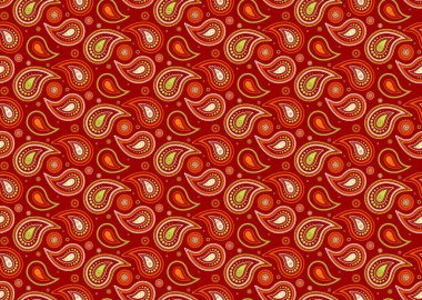 Şallı etnik tarzın zarif bir doğası var. Botanik ilkbaharın ipek büyümesi. Boteh Asyalı İran halısı. Kadınsı dekoratif, eski moda sonsuz..