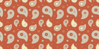 Dekor örneğiyle dokular kıvrılıyor. Paisley klasiği elbise buta. Style Boho, moda eğilimli. Basitlik mandala bir model sanat.