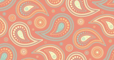 Dönen vektör çiçek desenli batı. Yeşillik, zahmetsiz bir fikir. Dikdörtgen süslemenin soyut çizimi. Süslü Hintli desenli desenli..