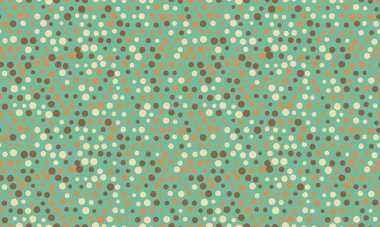 Tekrar eden yuvarlak benekli bir polka nokta vektörü. Kusursuz tekstil baskıları, modaya uygun duvar kağıtları ve soyut geometrik posterler için mükemmel..