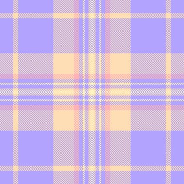 Yumuşak ekose desenli leylak şeftalisi. Tasarım projeleri, markalaşma veya giyim için çok yönlü bir arka plan. Sakin, rahat bir his yaratır..