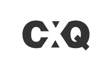 CXQ logo tasarımı. İlk harf C X Q kalın yazı tipi teknoloji girişimleri, danışmanlık, kurumsal markalaşma. Yaratıcı şirket adı, manşet başlıkları tipografi kimliği, moda logoti tipi. Vektör illüstrasyonu.