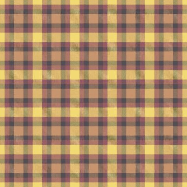 Sıcak ekose desenli, pürüzsüz bir şekilde tekrar ediyor. Tekstil tasarımı ve toprak tonlarında kesişen çizgiler. Özgeçmiş, giyim veya yazdırma projeleri için çok yönlü.